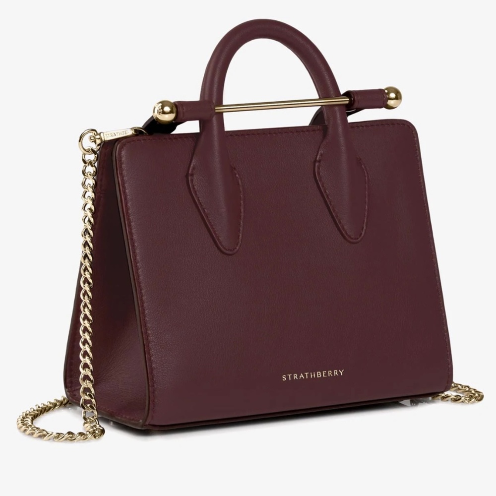 THE STRATHBERRY NANO TOTE In Burgundy